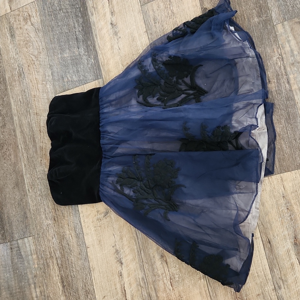 Anthropologie Florest Strapless Mini Dress